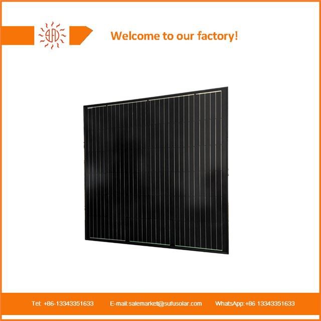 Solárne panely všetky čierne